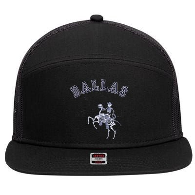 Dallas Cowpokes 7 Panel Mesh Trucker Snapback Hat