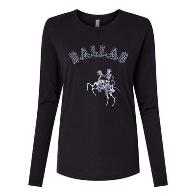 Dallas Cowpokes Womens Cotton Relaxed Long Sleeve T-Shirt