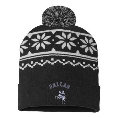 Dallas Cowpokes USA-Made Snowflake Beanie