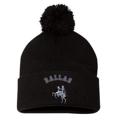 Dallas Cowpokes Pom Pom 12in Knit Beanie