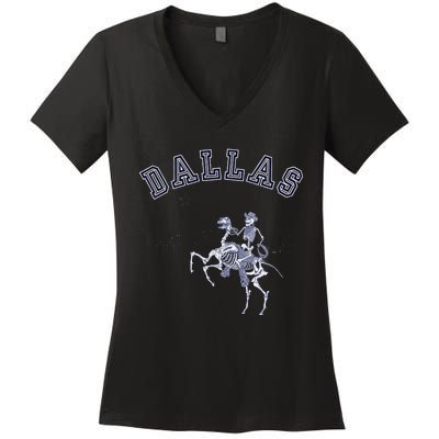 Dallas Cowpokes Women's V-Neck T-Shirt