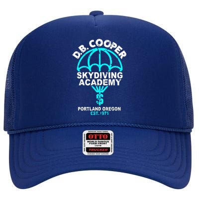 D.B. Cooper High Crown Mesh Back Trucker Hat