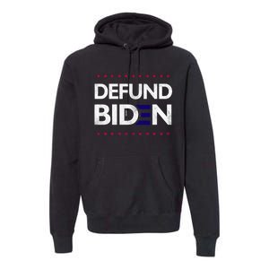 Defund Congress, Defund Politicians, Libertarian Political Premium Hoodie