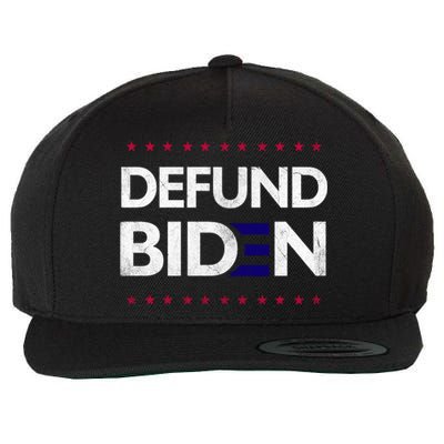 Defund Congress, Defund Politicians, Libertarian Political Wool Snapback Cap