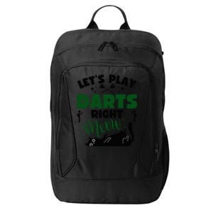 Darts & Cats  Dartboard Funny Dart Player Team Darts Player  City Backpack