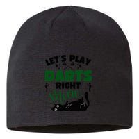 Darts & Cats  Dartboard Funny Dart Player Team Darts Player  Sustainable Beanie