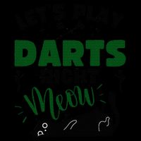 Darts & Cats  Dartboard Funny Dart Player Team Darts Player  Bag