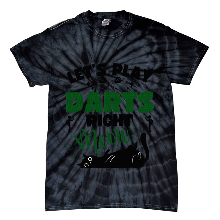 Darts & Cats  Dartboard Funny Dart Player Team Darts Player  Tie-Dye T-Shirt