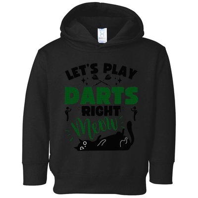 Darts & Cats  Dartboard Funny Dart Player Team Darts Player  Toddler Hoodie