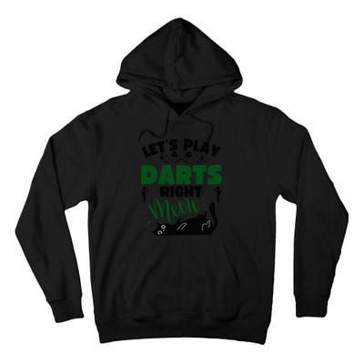 Darts & Cats  Dartboard Funny Dart Player Team Darts Player  Tall Hoodie