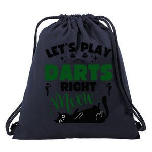 Darts & Cats  Dartboard Funny Dart Player Team Darts Player  Drawstring Bag