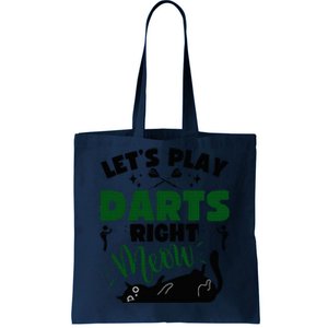 Darts & Cats  Dartboard Funny Dart Player Team Darts Player  Tote Bag