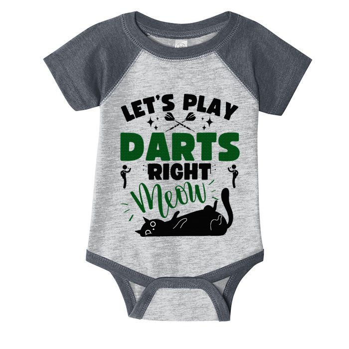 Darts & Cats  Dartboard Funny Dart Player Team Darts Player  Infant Baby Jersey Bodysuit