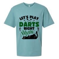 Darts & Cats  Dartboard Funny Dart Player Team Darts Player  Sueded Cloud Jersey T-Shirt