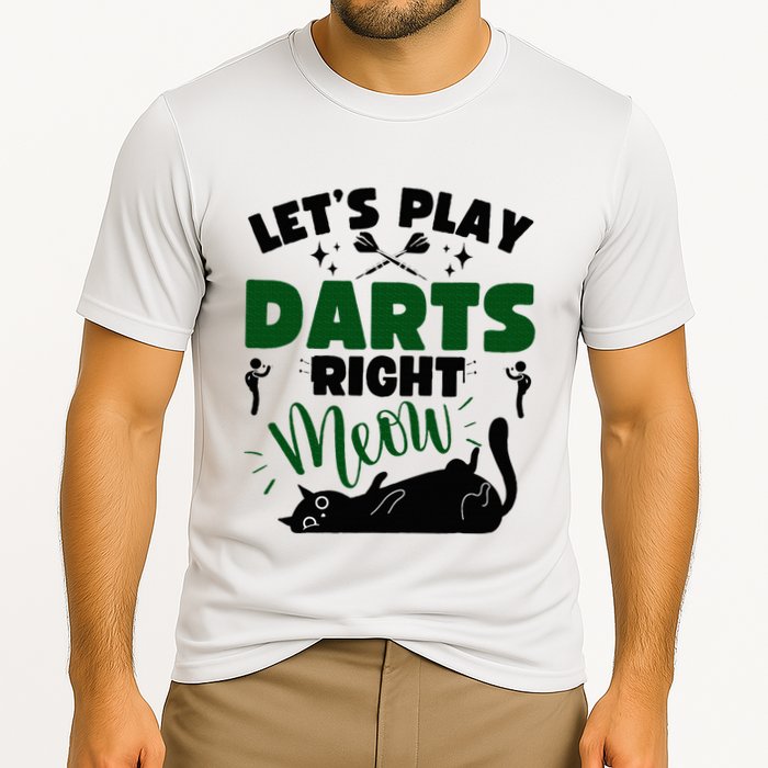Darts & Cats  Dartboard Funny Dart Player Team Darts Player  Performance Shirt