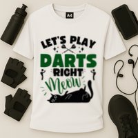 Darts & Cats  Dartboard Funny Dart Player Team Darts Player  Performance Shirt