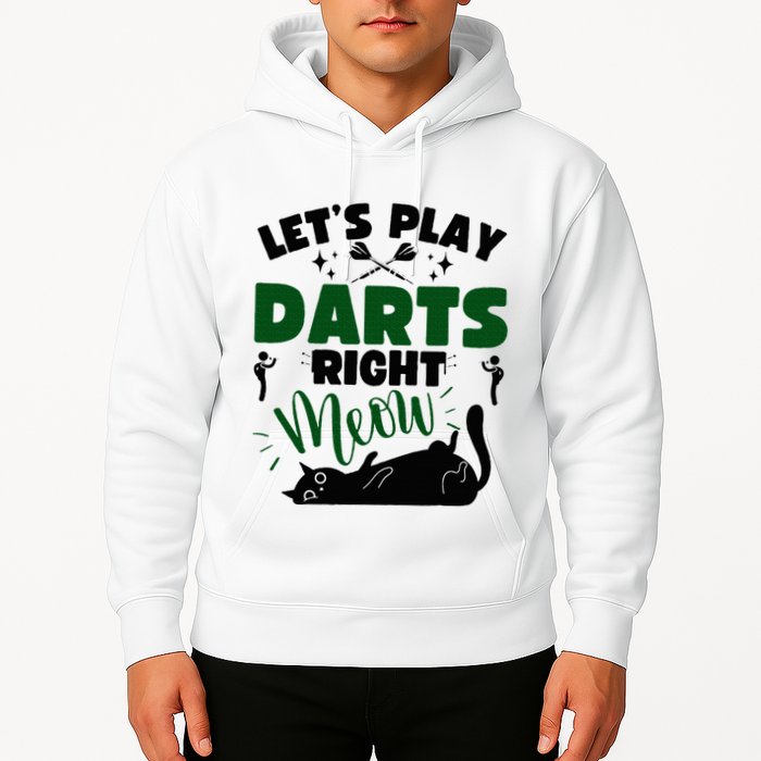 Darts & Cats  Dartboard Funny Dart Player Team Darts Player  Hoodie