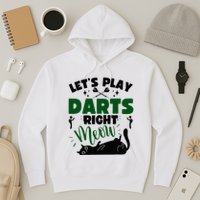 Darts & Cats  Dartboard Funny Dart Player Team Darts Player  Hoodie