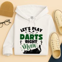 Darts & Cats  Dartboard Funny Dart Player Team Darts Player  Hoodie