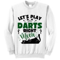 Darts & Cats  Dartboard Funny Dart Player Team Darts Player  Sweatshirt