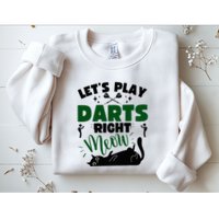 Darts & Cats  Dartboard Funny Dart Player Team Darts Player  Sweatshirt