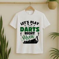 Darts & Cats  Dartboard Funny Dart Player Team Darts Player  T-Shirt