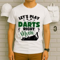 Darts & Cats  Dartboard Funny Dart Player Team Darts Player  T-Shirt