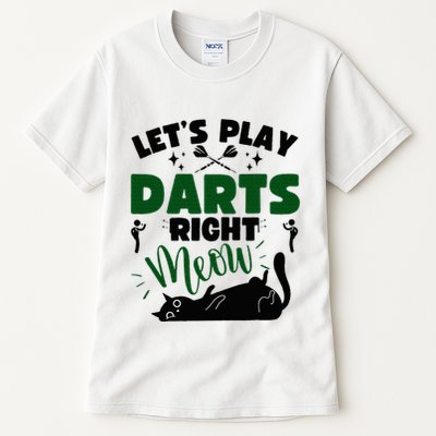 Darts & Cats  Dartboard Funny Dart Player Team Darts Player  Tall T-Shirt