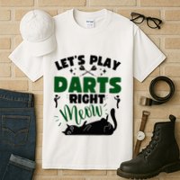 Darts & Cats  Dartboard Funny Dart Player Team Darts Player  Tall T-Shirt