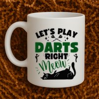 Darts & Cats  Dartboard Funny Dart Player Team Darts Player  Mug