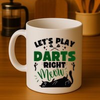 Darts & Cats  Dartboard Funny Dart Player Team Darts Player  Mug