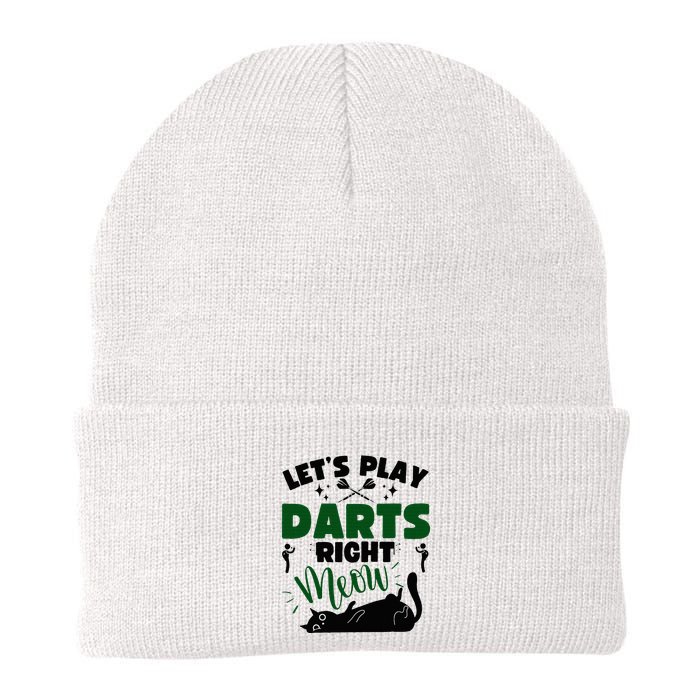 Darts & Cats  Dartboard Funny Dart Player Team Darts Player  Beanie