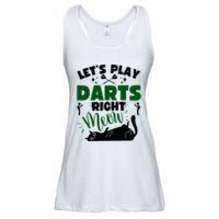 Darts & Cats  Dartboard Funny Dart Player Team Darts Player  Ladies Essential Flowy Tank