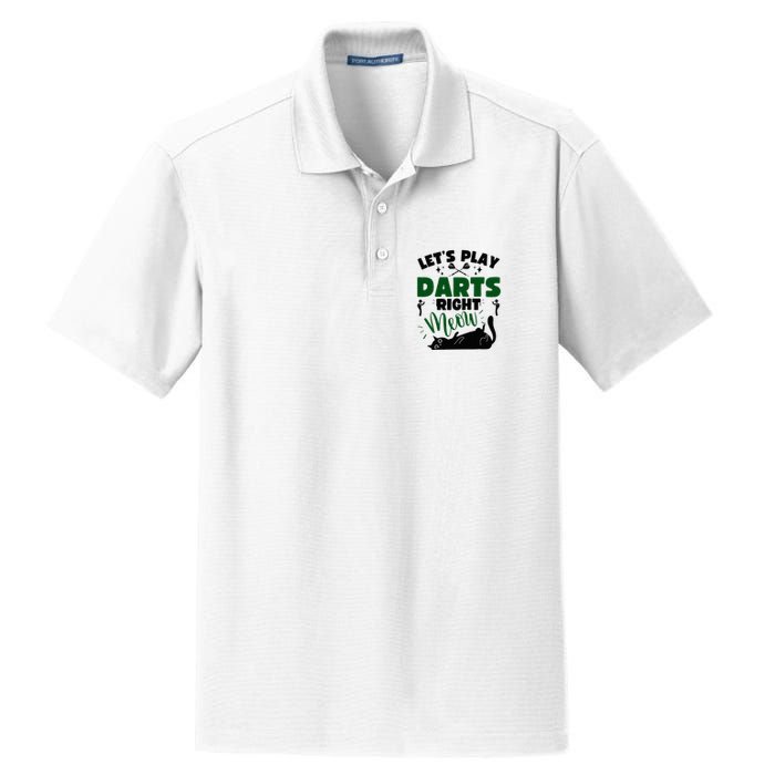 Darts & Cats  Dartboard Funny Dart Player Team Darts Player  Dry Zone Grid Polo