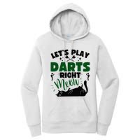 Darts & Cats  Dartboard Funny Dart Player Team Darts Player  Women's Pullover Hoodie