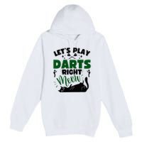 Darts & Cats  Dartboard Funny Dart Player Team Darts Player  Premium Pullover Hoodie