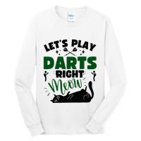 Darts & Cats  Dartboard Funny Dart Player Team Darts Player  Tall Long Sleeve T-Shirt