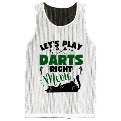 Darts & Cats  Dartboard Funny Dart Player Team Darts Player  Mesh Reversible Basketball Jersey Tank