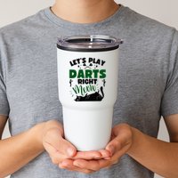 Darts & Cats  Dartboard Funny Dart Player Team Darts Player  Tumbler