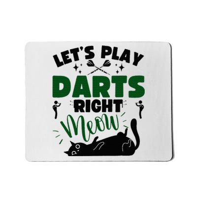 Darts & Cats  Dartboard Funny Dart Player Team Darts Player  Mousepad