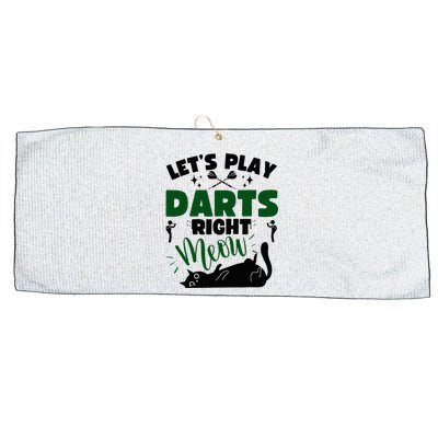 Darts & Cats  Dartboard Funny Dart Player Team Darts Player  Large Microfiber Waffle Golf Towel