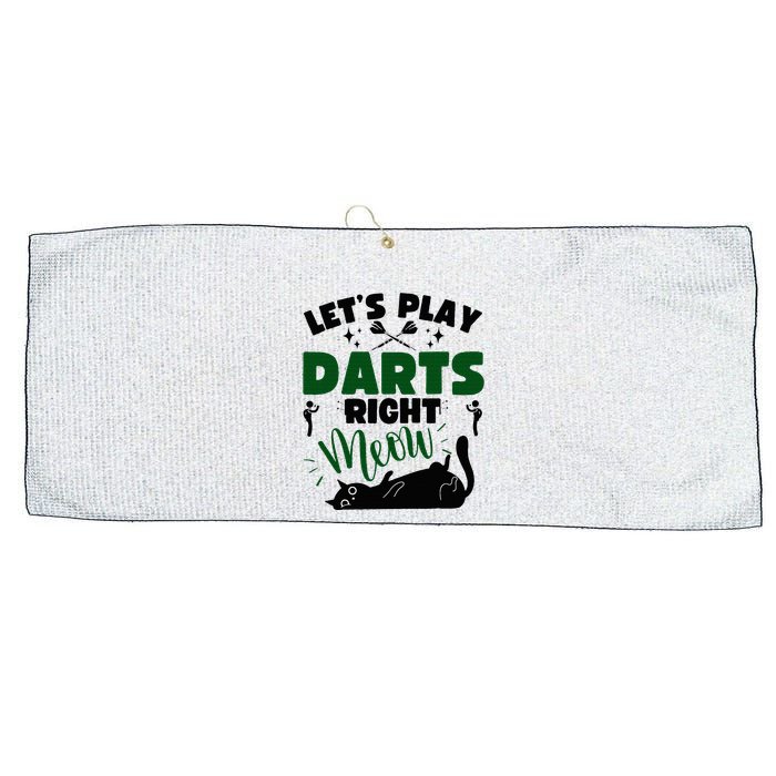 Darts & Cats  Dartboard Funny Dart Player Team Darts Player  Large Microfiber Waffle Golf Towel
