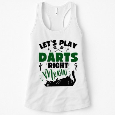 Darts & Cats  Dartboard Funny Dart Player Team Darts Player  Womens Tank Top