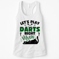 Darts & Cats  Dartboard Funny Dart Player Team Darts Player  Womens Tank Top