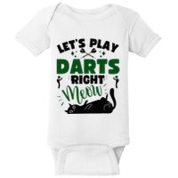 Darts & Cats  Dartboard Funny Dart Player Team Darts Player  Baby Bodysuit