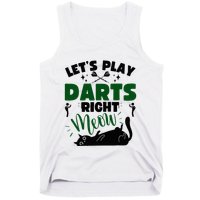 Darts & Cats  Dartboard Funny Dart Player Team Darts Player  Tank Top