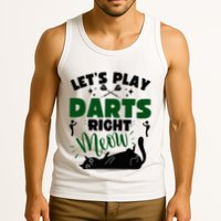 Darts & Cats  Dartboard Funny Dart Player Team Darts Player  Tank Top