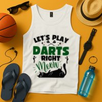 Darts & Cats  Dartboard Funny Dart Player Team Darts Player  Tank Top