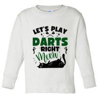Darts & Cats  Dartboard Funny Dart Player Team Darts Player  Toddler Long Sleeve Shirt