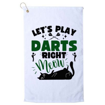 Darts & Cats  Dartboard Funny Dart Player Team Darts Player  Platinum Collection Golf Towel